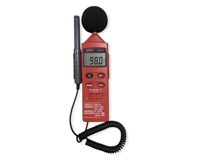 Termo-higro-sonômetro-luxímetro Instrutherm THDL-400